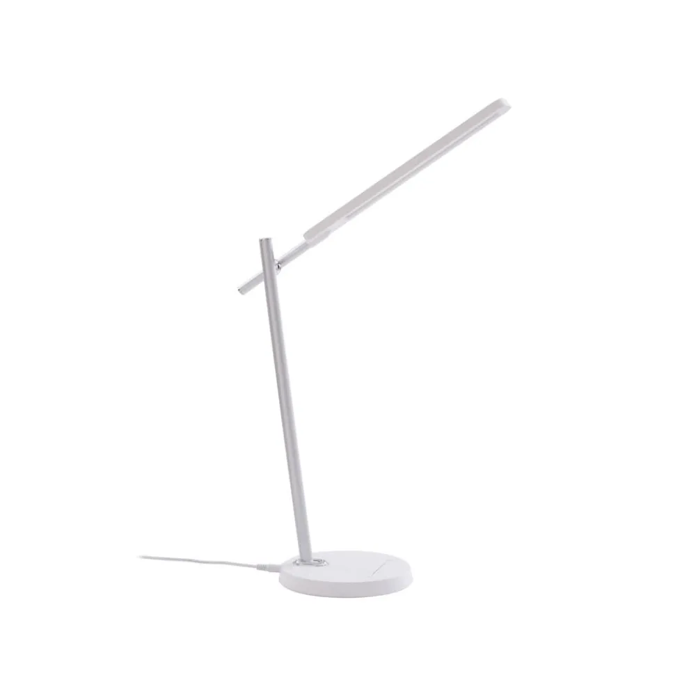 Lindby Arbejdsrum/Kontor|Bordlamper>Valtorin LED-bordlampe, hvid