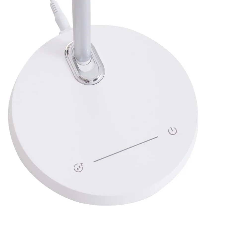 Lindby Arbejdsrum/Kontor|Bordlamper>Valtorin LED-bordlampe, hvid