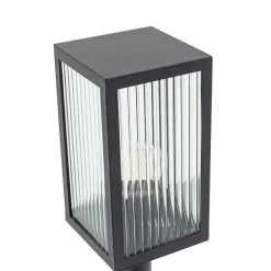 vejlampe Bolgar, sort, metal, glas, 15 cm^Lindby Sale