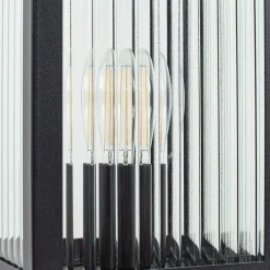 vejlampe Bolgar, sort, metal, glas, 15 cm^Lindby Sale