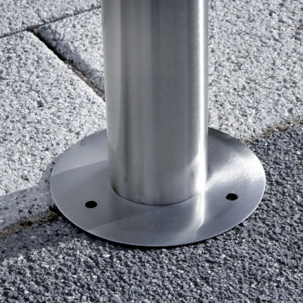 Lindby vejlampe Damion, 140 cm, stål, E27, IP44