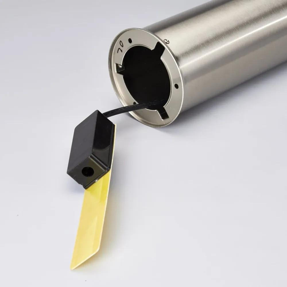 Lindby vejlampe Enja, 100 cm, stål, IP44, E27