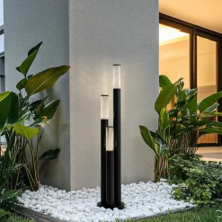 vejlampe Gavros, trykstøbt aluminium, 3 lyskilder^Lindby Discount