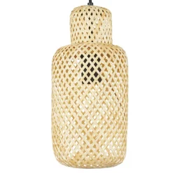 Venora hængelampe, Ø 15 cm, bambus, E27^Lindby Outlet