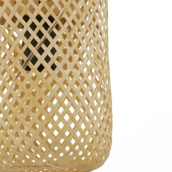 Venora hængelampe, Ø 15 cm, bambus, E27^Lindby Outlet