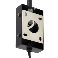 væglampe Adrik, sort, metal, med stikprop^Lindby Sale