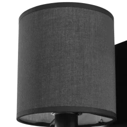 væglampe Aiden, 30 cm, sort, LED-læselampe, E14^Lindby Best