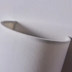 væglampe Annalisa, højde 20 cm, hvid, tekstil^Lindby Online