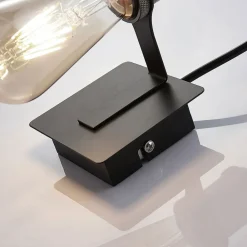 væglampe Aurella, højde 16 cm, antik messing, metal^Lindby Outlet