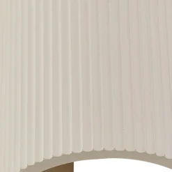 væglampe Colja, rund, højde 30,5 cm, gips, beige^Lindby Hot