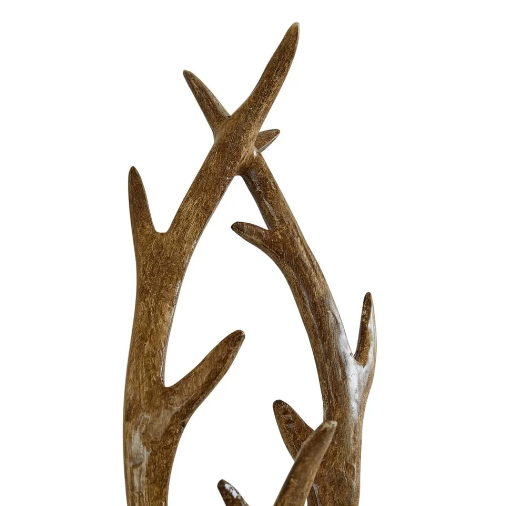 Lindby Væglamper>væglampe Fibi, brun, gevir, 2 lyskilder, E14