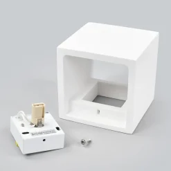 Lindby væglampe Freja, hvid, gips, G9