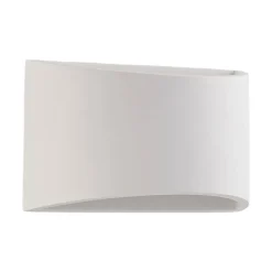 væglampe Heiko, sæt af 3, op/ned, gips, hvid^Lindby Best