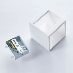 væglampe Kay, hvid, gips, sæt af 2^Lindby Outlet