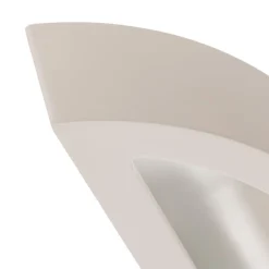 Lindby væglampe Konstantin, bredde 30 cm, hvid, gips, E14