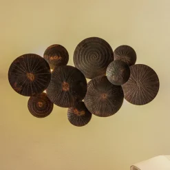 Lindby Væglamper>væglampe Soraya, kobber, metal, 2-lys, 53 cm