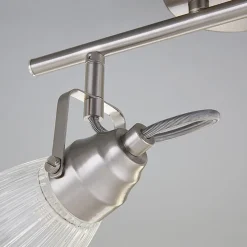 Lindby væglampe til badeværelset Kara, 31 cm, 2 lyskilder, glas, IP44, G9