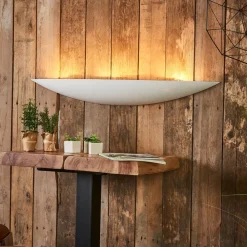 væglampe Tommi, hvid, gips, 100 cm, E14, kan males^Lindby Outlet