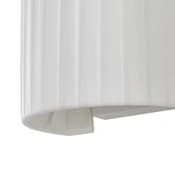 væglampe Virelle, hvid, tekstil, E27^Lindby Discount