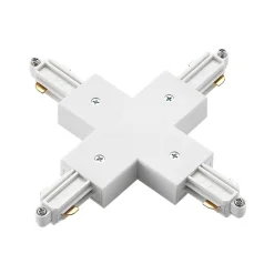 Lindby Skinnesystem>X-connector Linaro, hvid, 1-faset system