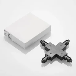 X-connector Linaro, sort, 1-faset system^Lindby New