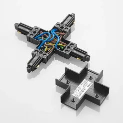 X-connector Linaro, sort, 1-faset system^Lindby New