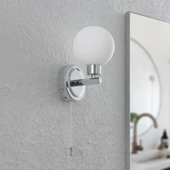 Lindby Væg- Og Spejllamper>Zaniba væglampe, krom