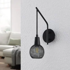 Lindby Væglamper|Væglamper>Zerda væglampe, gitterskærm, hængende