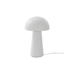 Lindby Zyre LED genopladelig bordlampe, hvid, IP44, touchdæmper