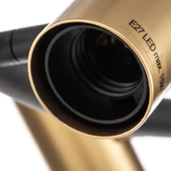 Lindby -pendel Anito, sort/guld, metal, 100 cm, E27