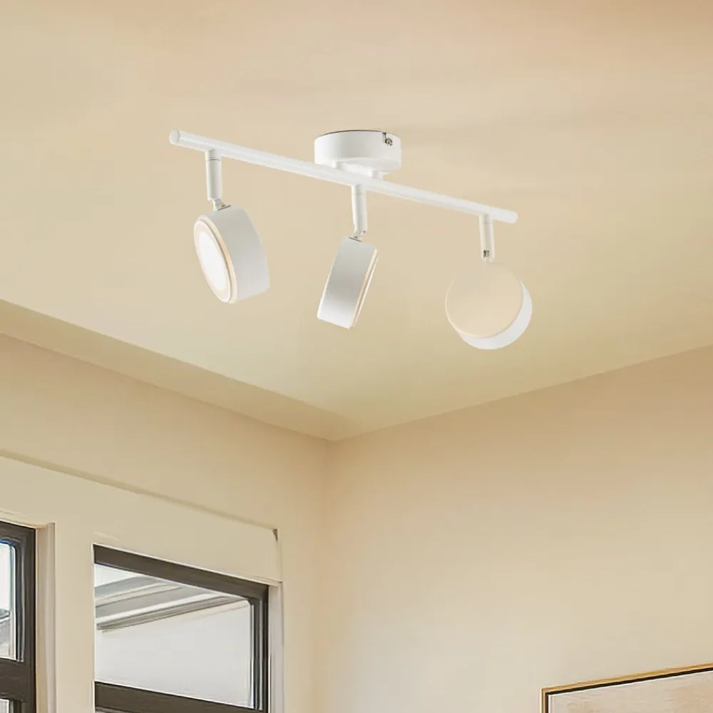 Lindby -spot Jyla, hvid, 2.700 K, 3-lys, GX53