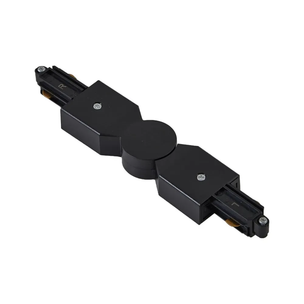 Lindby -stik Linaro, sort, justerbar, 1-faset