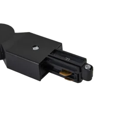 Lindby -stik Linaro, sort, justerbar, 1-faset