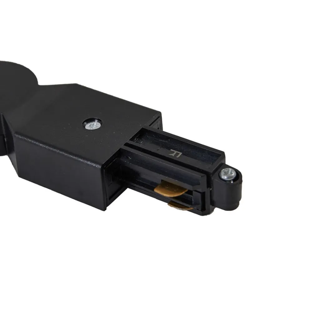 Lindby -stik Linaro, sort, justerbar, 1-faset