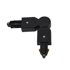 Lindby -stik Linaro, sort, justerbar, 1-faset