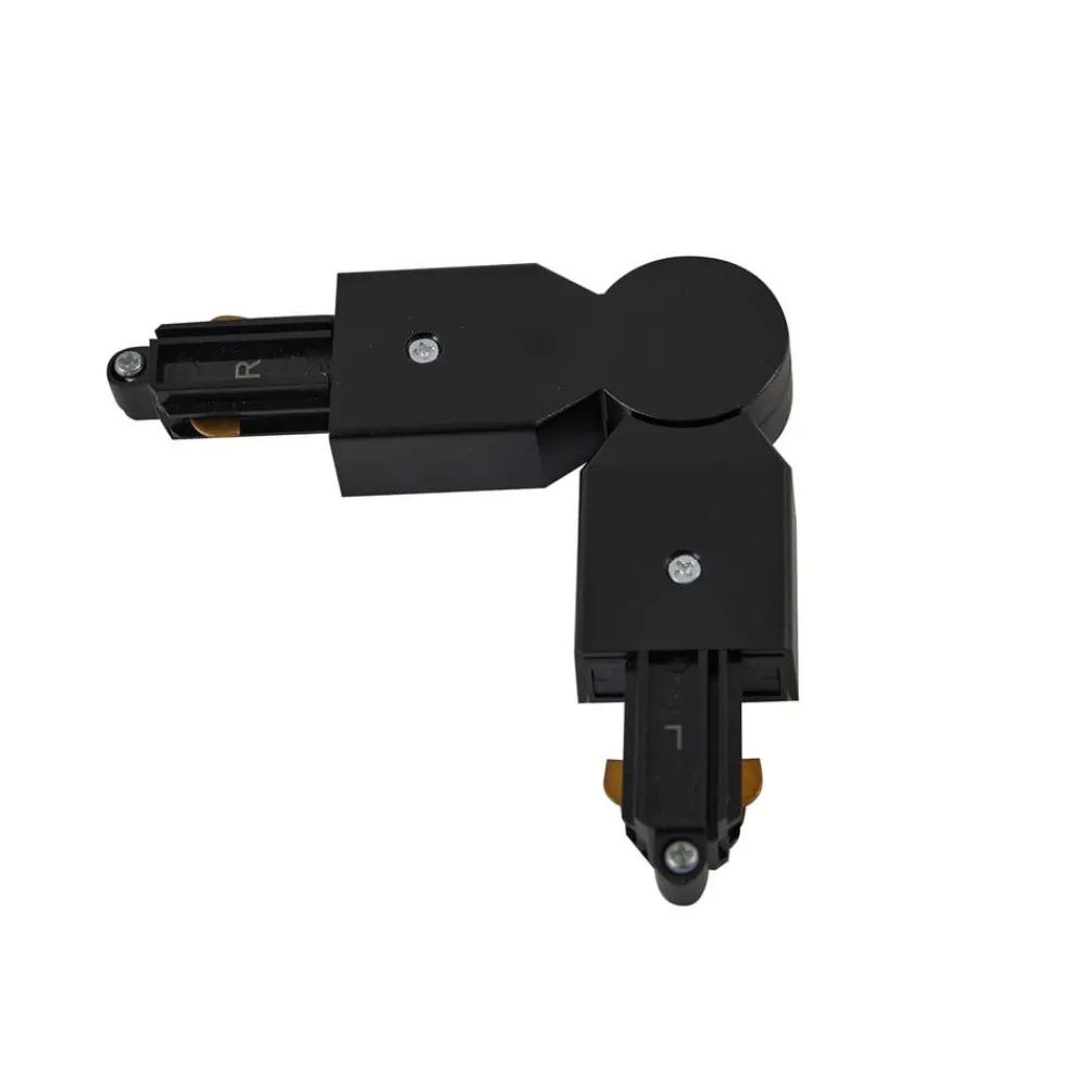 Lindby -stik Linaro, sort, justerbar, 1-faset