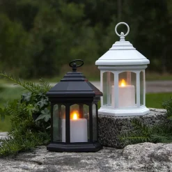 Linta LED-bordlampe i lygteform, hvid^STAR TRADING Hot