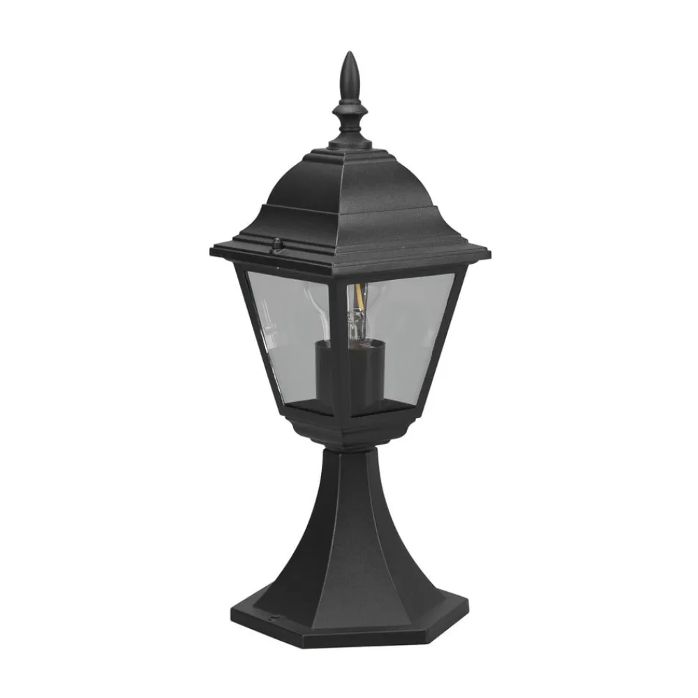 Trio Lighting Terrassebelysning|Sokkellamper>Livenza base light, sort, højde 39 cm, aluminium, IP44