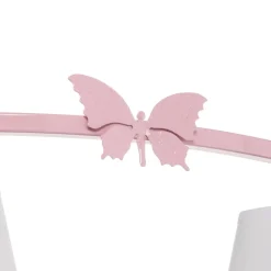 Loftlampe Alice, pink, tre hvide stofskærme^Eko-Light Discount
