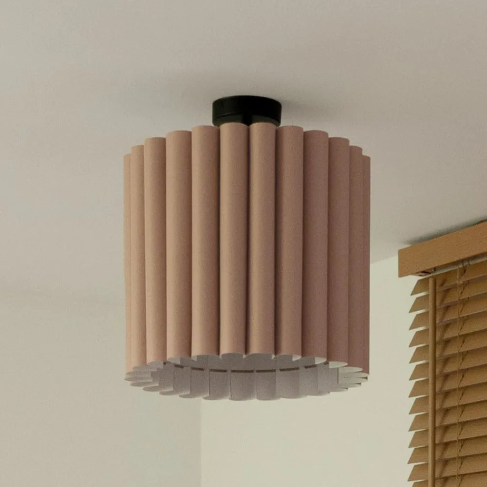 Duolla Loftlampe Aria, capucino, mikrofiber, E27