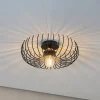 Loftlampe Aspendos N-641, sort, metal, Ø 36 cm^Opviq Clearance