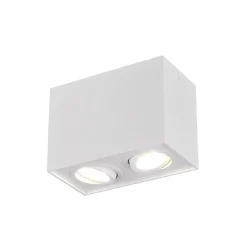 Trio Lighting Loftlampe Biscuit, 2 lyskilder, hvid