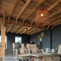 Lucide Loftlampe Carlyn badeværelse 2 lyskilder sort