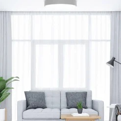 TEMAR LIGHTING Loftlampe Cleo 600, Ø 60 cm grå