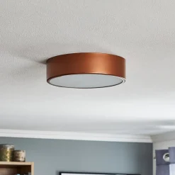 Loftlampe Cleo 300, Ø 30 cm kobber^TEMAR LIGHTING Discount