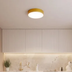 Loftlampe Cleo, Ø 50 cm, IP54, guldfarvet, metal, E27^TEMAR LIGHTING Best