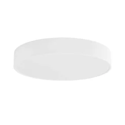 TEMAR LIGHTING Loftlampe Cleo, Ø 50 cm, IP54, hvid, metal, E27