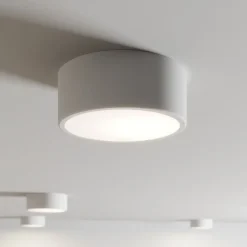 TEMAR LIGHTING Loftlampe Cleo, Ø 20 cm, IP20, hvid, metal, E27