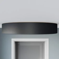 Loftlampe Cleo, Ø 50 cm, IP20, sort, metal, E27^TEMAR LIGHTING Online