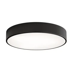 TEMAR LIGHTING Loftlampe Cleo, Ø 50 cm, IP54, sort, metal, E27